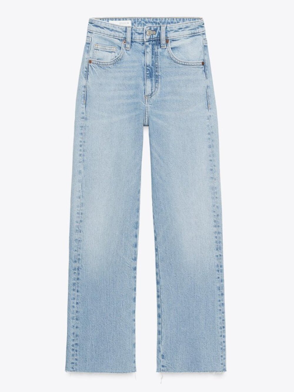 Zara High Waist Cropped Flare Jeans NWT size 4